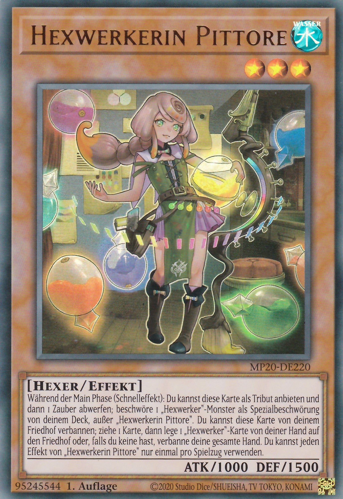 Hexwerkerin Pittore - MP20-DE220 - Ultra Rare - Deutsch - 1. Auflage - 2239 Tin of Lost Memories Mega Pack
