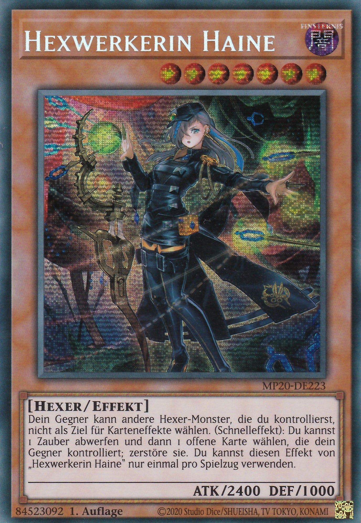 Hexwerkerin Haine - MP20-DE223 - Prismatic Secret Rare - Deutsch - 1. Auflage - 2242 Tin of Lost Memories Mega Pack