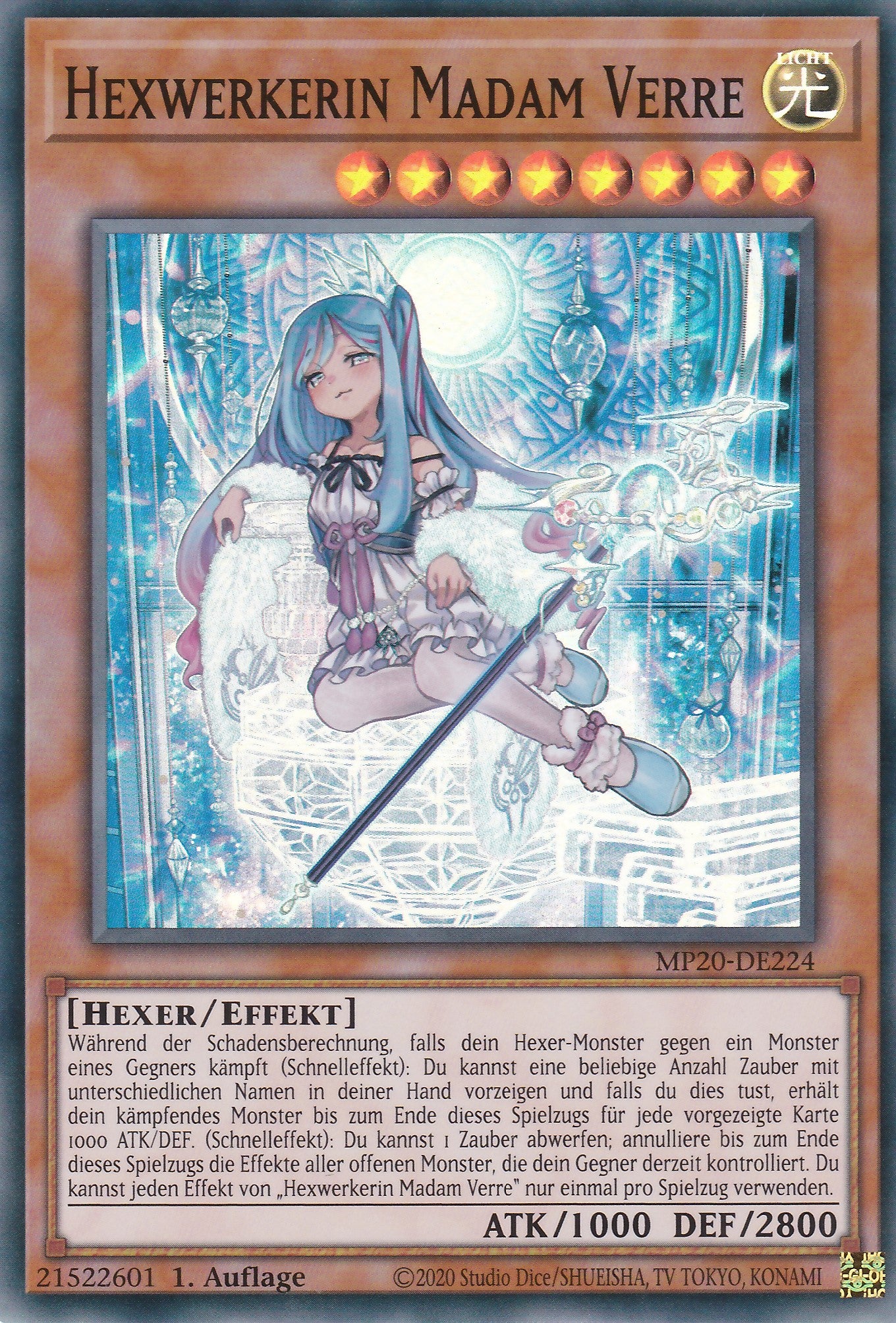 Hexwerkerin Madam Verre - MP20-DE224 - Super Rare - Deutsch - 1. Auflage - 2243 Tin of Lost Memories Mega Pack