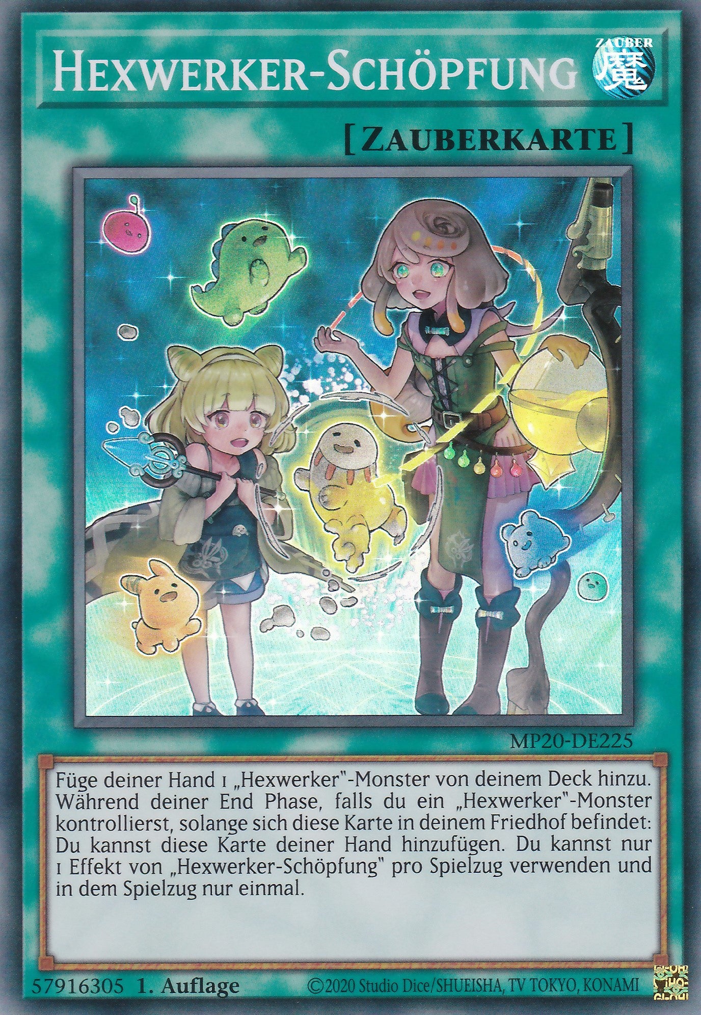 Hexwerker - Schöpfung - MP20-DE225 - Super Rare - Deutsch - 1. Auflage - 2244 Tin of Lost Memories Mega Pack