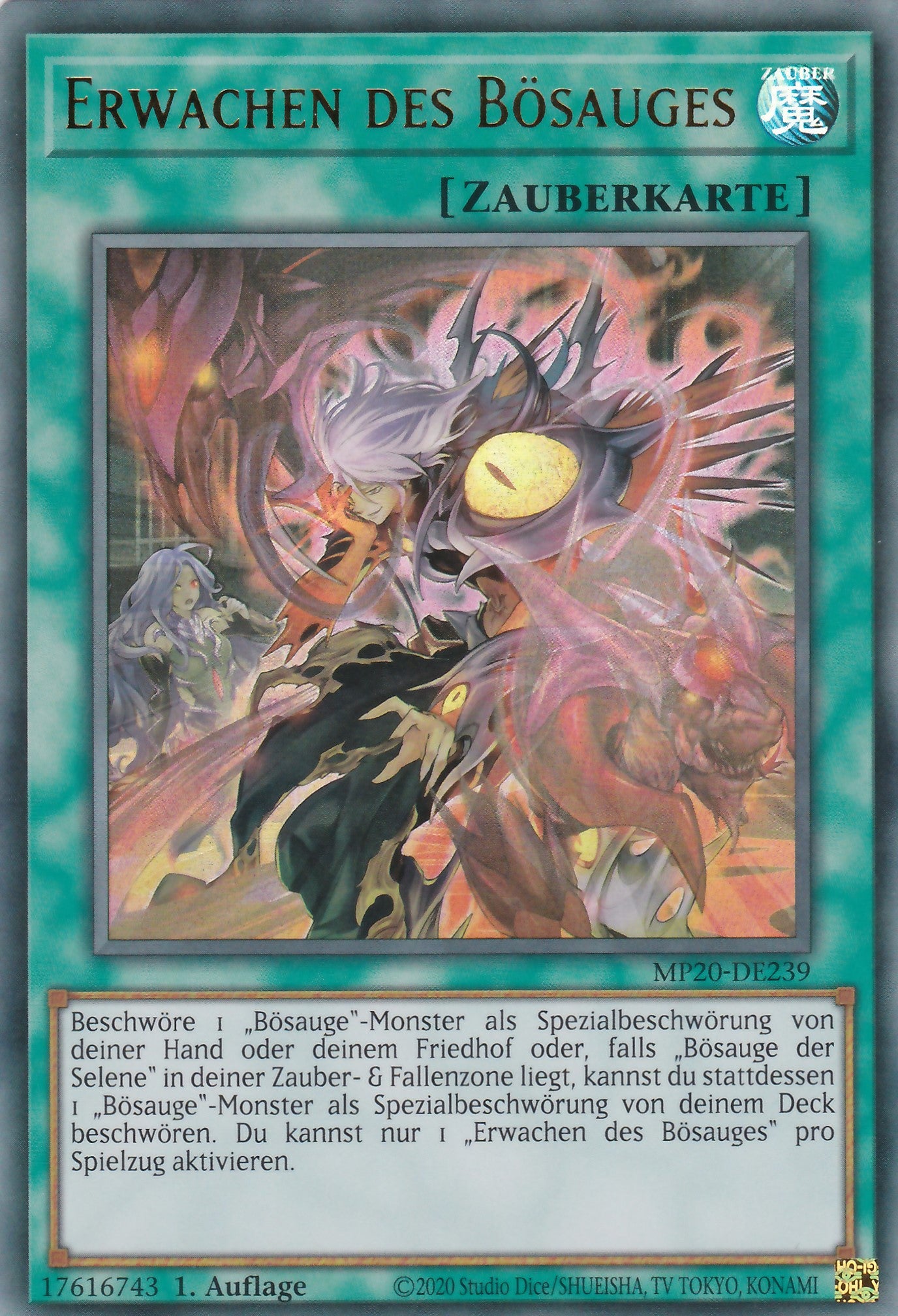 Erwachen des Bösauges - MP20-DE239 - Ultra Rare - Deutsch - 1. Auflage - 2258 Tin of Lost Memories Mega Pack