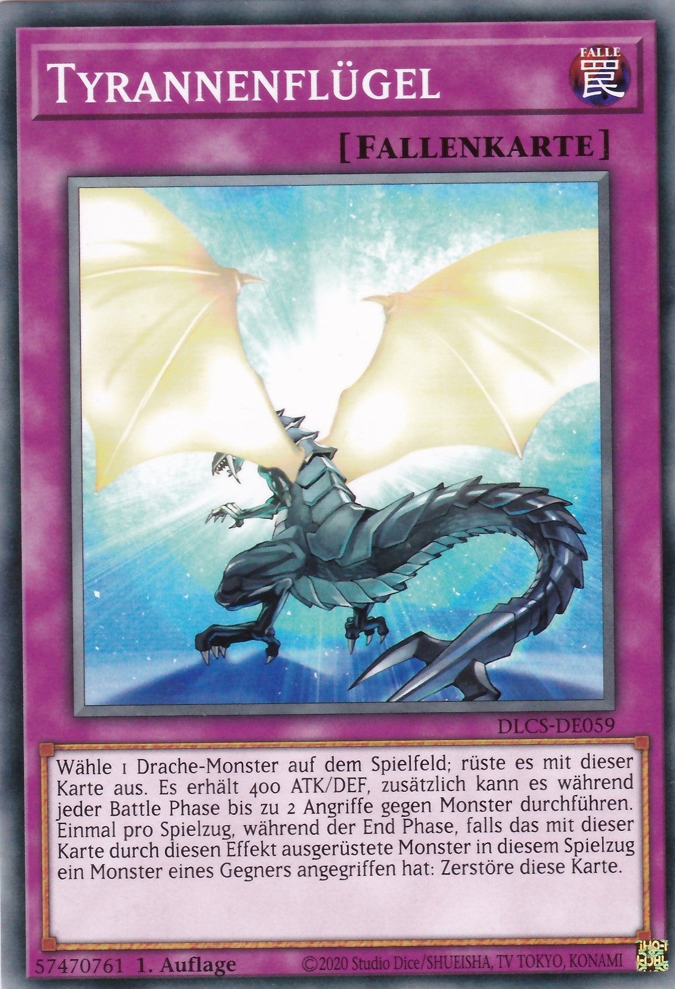 Tyrannenflügel - DLCS-DE059 - Common - Deutsch - 1. Auflage - Dragons of Legend: The Complete Series
