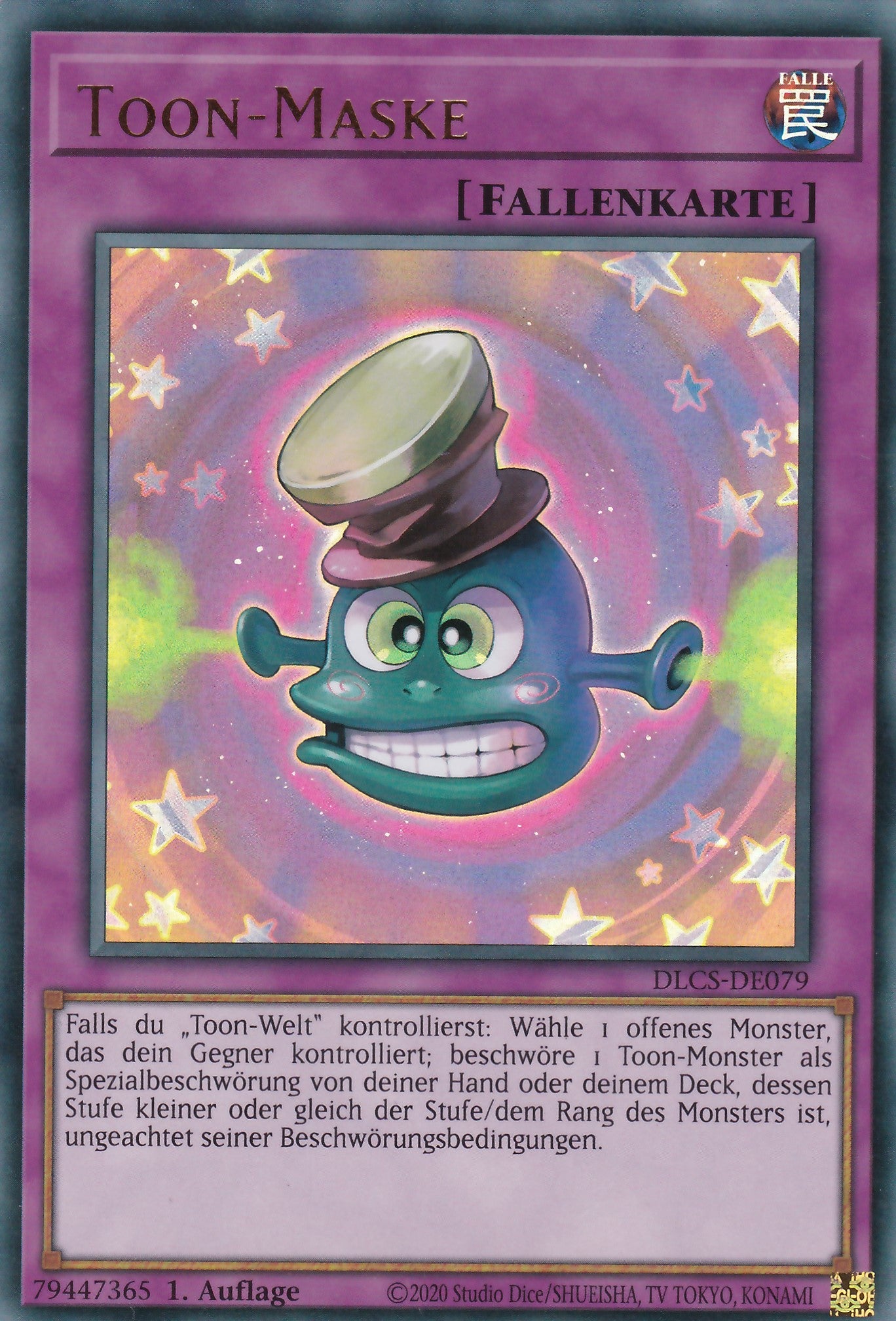 Toon - Maske - DLCS-DE079 - Ultra Rare - Deutsch - 1. Auflage - Dragons of Legend: The Complete Series