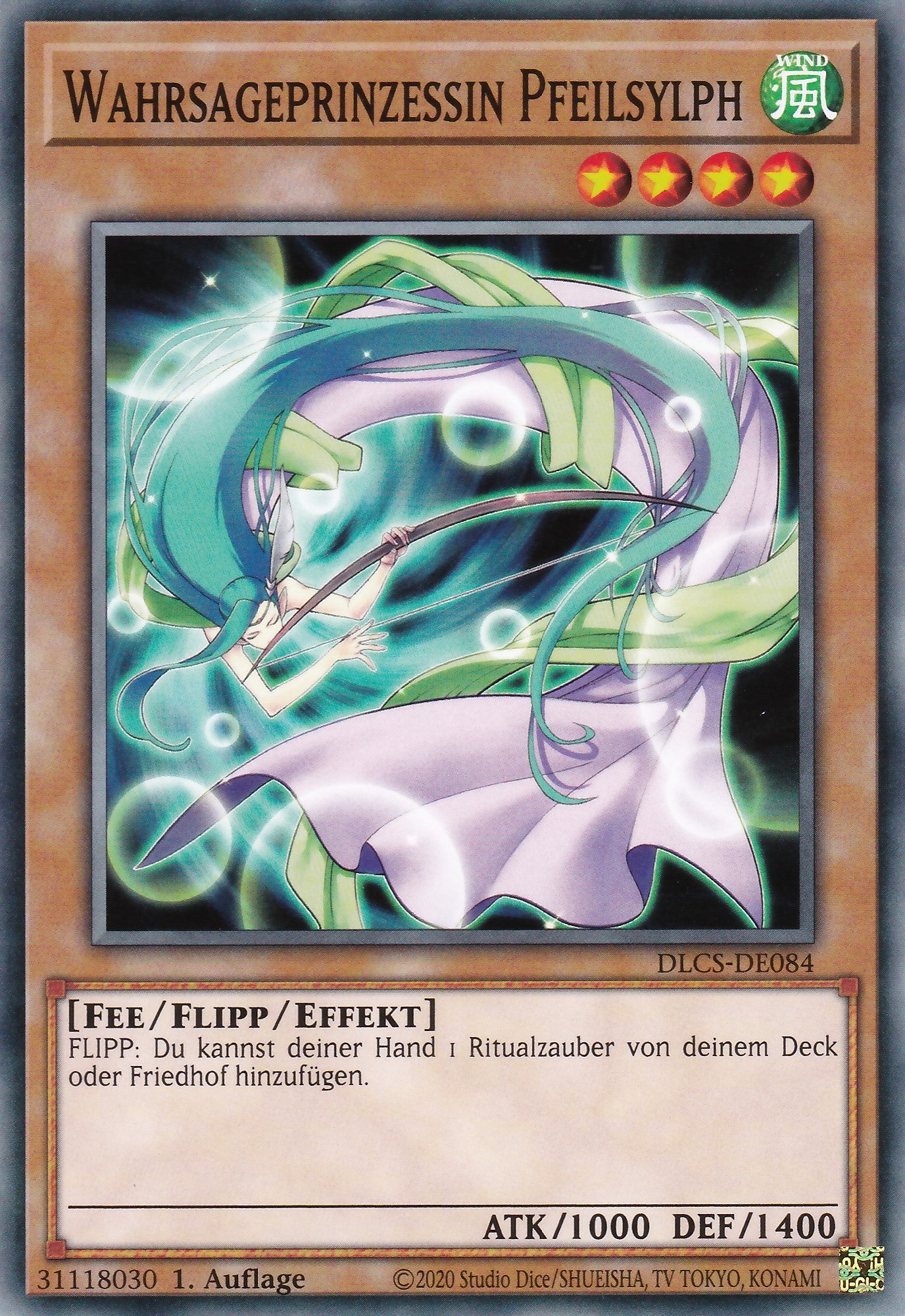 Wahrsageprinzessin Pfeilsylph - DLCS-DE084 - Common - Deutsch - 1. Auflage - Dragons of Legend: The Complete Series