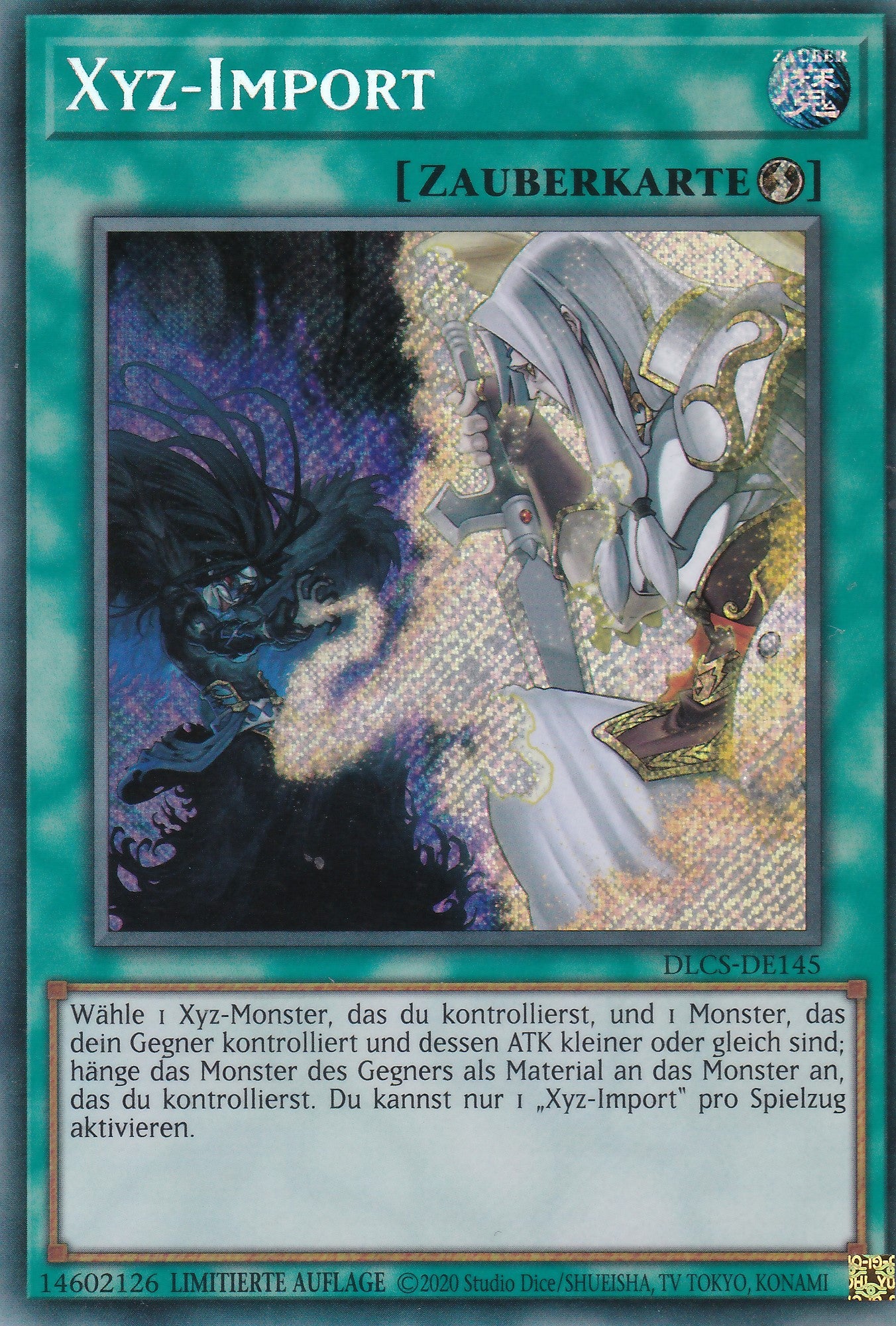 Xyz - Import - DLCS-DE145 - Secret Rare - Deutsch - 1. Auflage - Dragons of Legend: The Complete Series