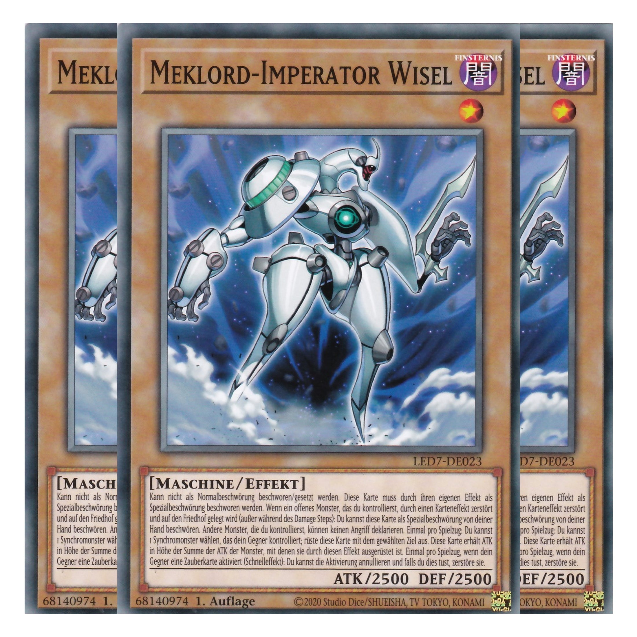 Meklord-Imperator Wisel - LED7-DE023 - Common - Deutsch - Unlimitiert - Legendary Duelists: Rage of Ra - Playset (3 Kopien)