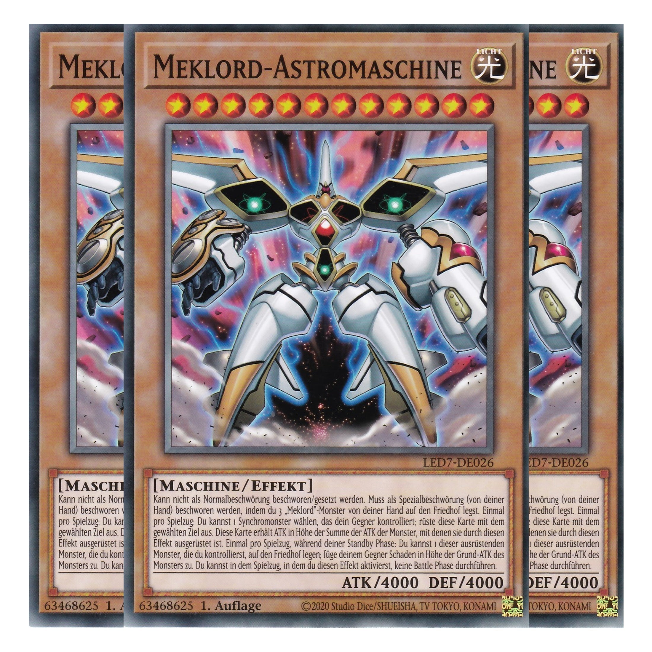 Meklord-Astromaschine - LED7-DE026 - Common - Deutsch - Unlimitiert - Legendary Duelists: Rage of Ra - Playset (3 Kopien)