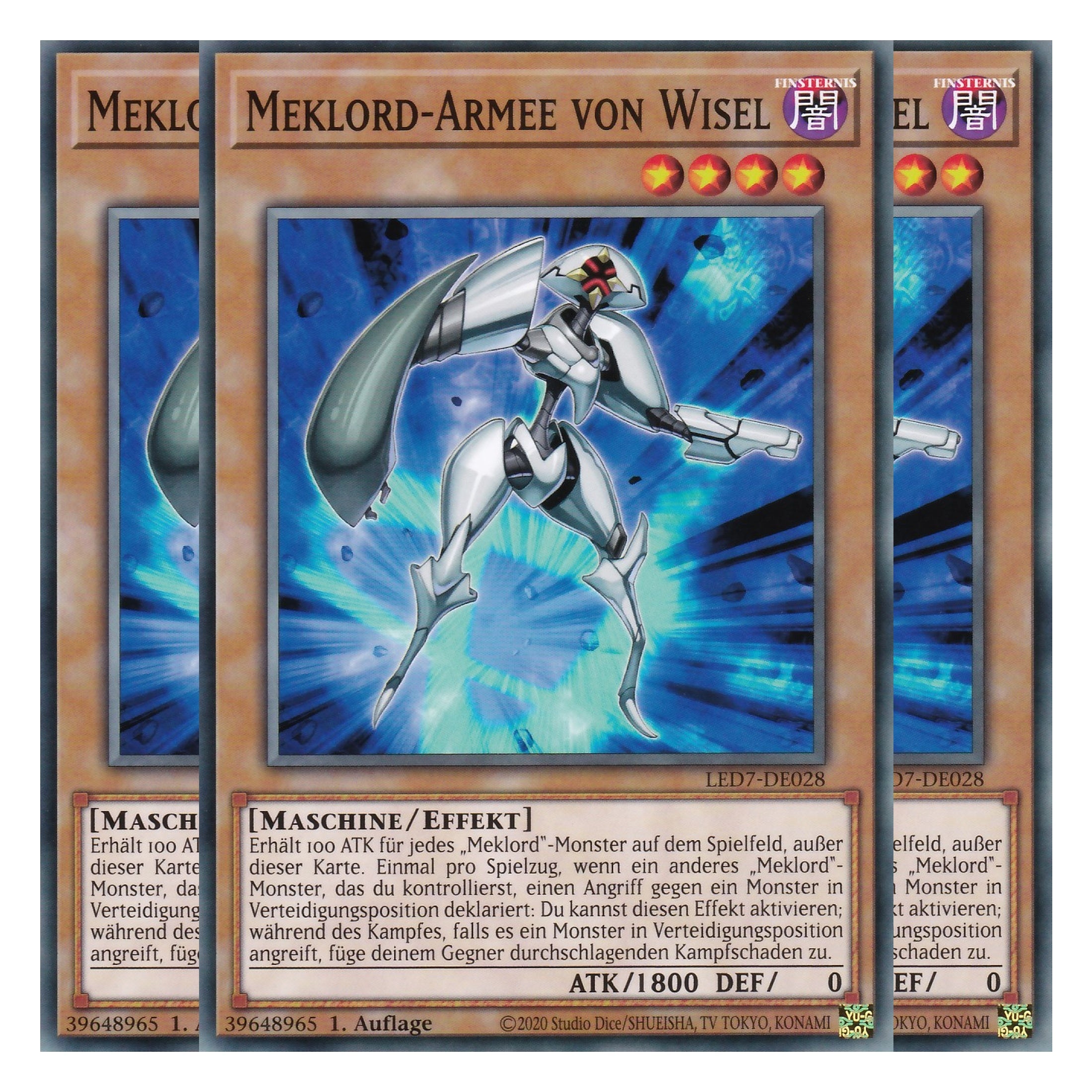 Meklord-Armee von Wisel - LED7-DE028 - Common - Deutsch - Unlimitiert - Legendary Duelists: Rage of Ra - Playset (3 Kopien)