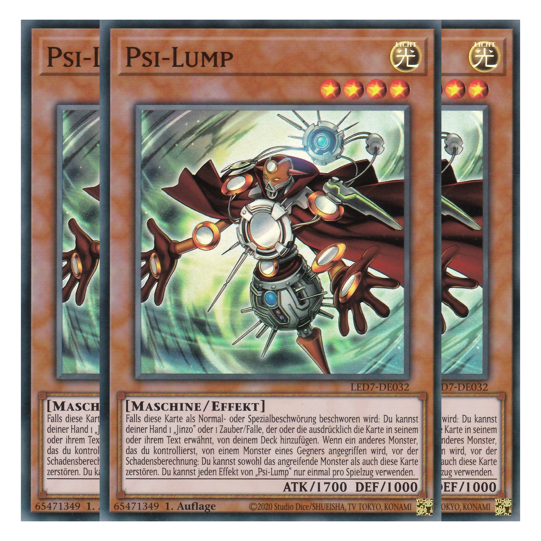 Psi-Lump - LED7-DE032 - Super Rare - Deutsch - Unlimitiert - Legendary Duelists: Rage of Ra - Playset (3 Kopien)