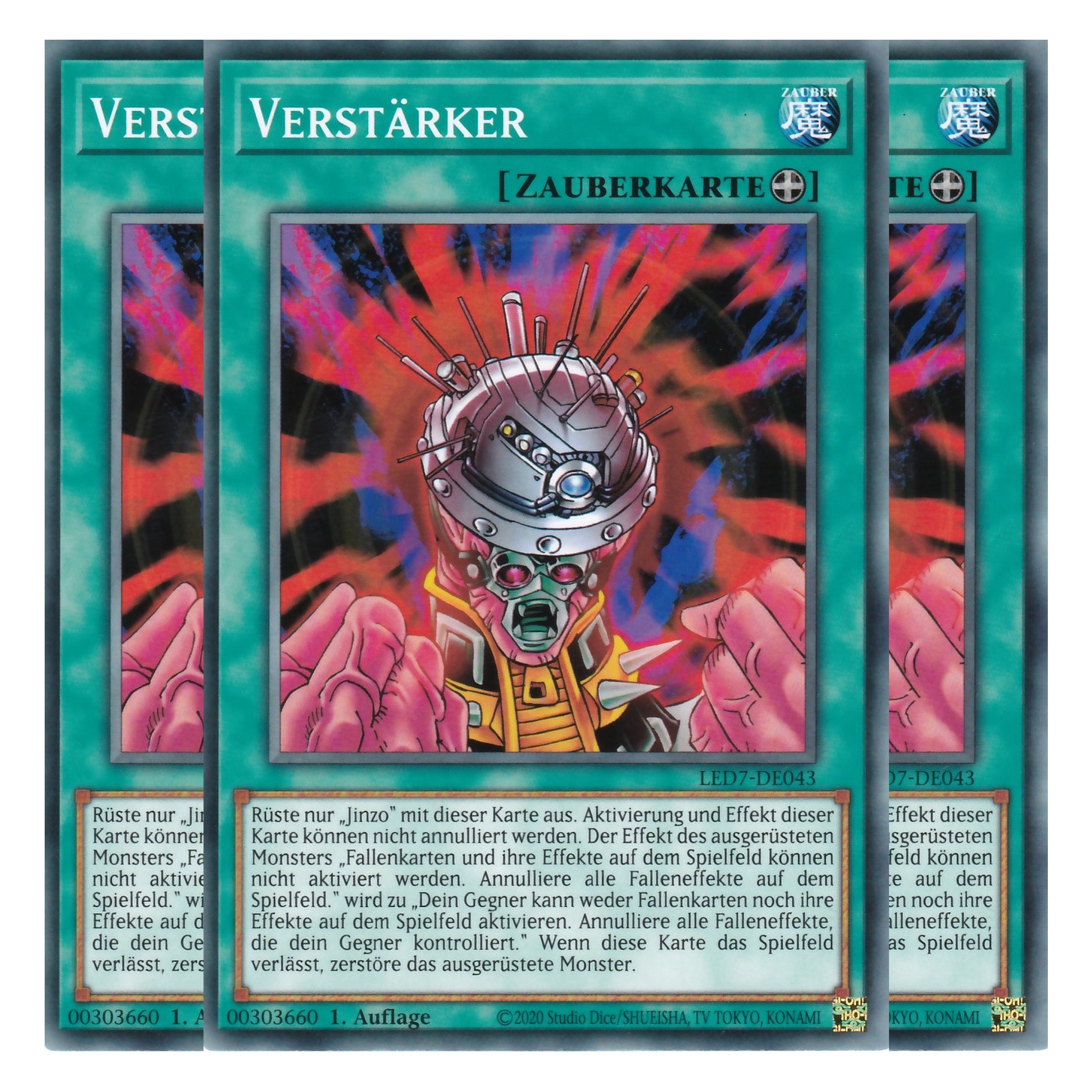 Verstärker - LED7-DE043 - Common - Deutsch - Unlimitiert - Legendary Duelists: Rage of Ra - Playset (3 Kopien)