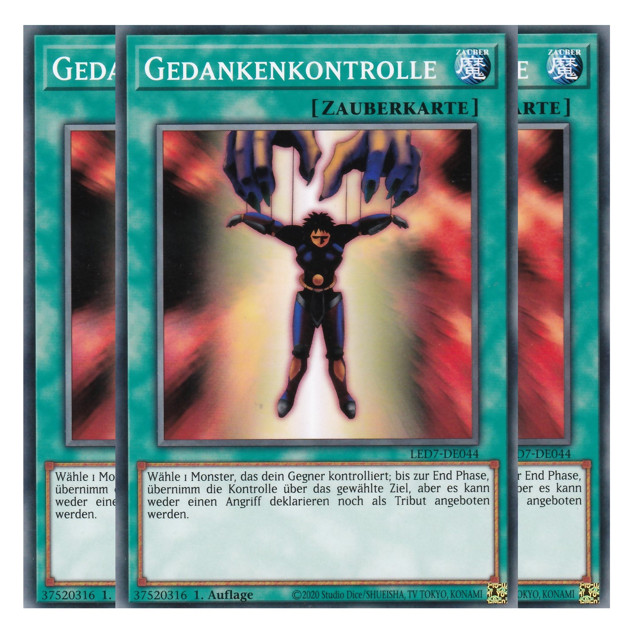 Gedankenkontrolle - LED7-DE044 - Common - Deutsch - Unlimitiert - Legendary Duelists: Rage of Ra - Playset (3 Kopien)