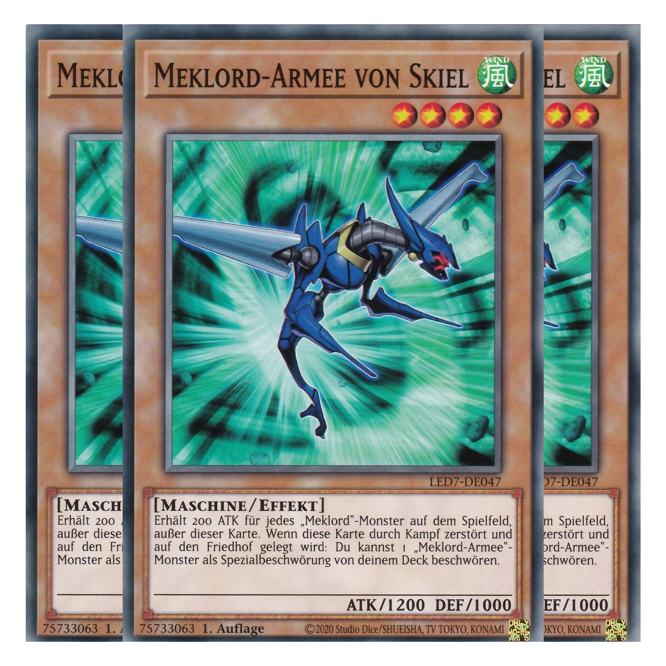 Meklord-Armee von Skiel - LED7-DE047 - Common - Deutsch - Unlimitiert - Legendary Duelists: Rage of Ra - Playset (3 Kopien)