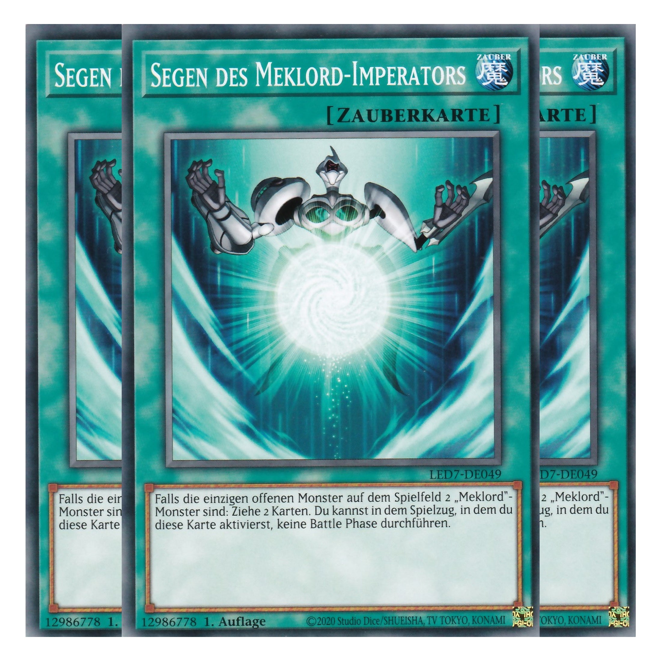 Segen des Meklord-Imperators - LED7-DE049 - Common - Deutsch - Unlimitiert - Legendary Duelists: Rage of Ra - Playset (3 Kopien)