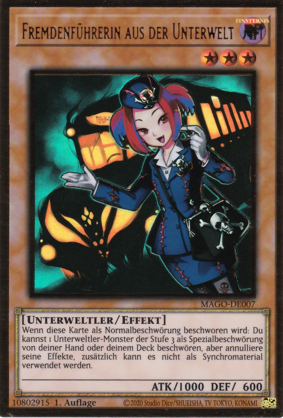 Fremdenführerin aus der Unterwelt (V.1 - Gold Rare) - MAGO-DE007 - Premium Gold Rare - Deutsch - 2. Auflage - Maximum Gold