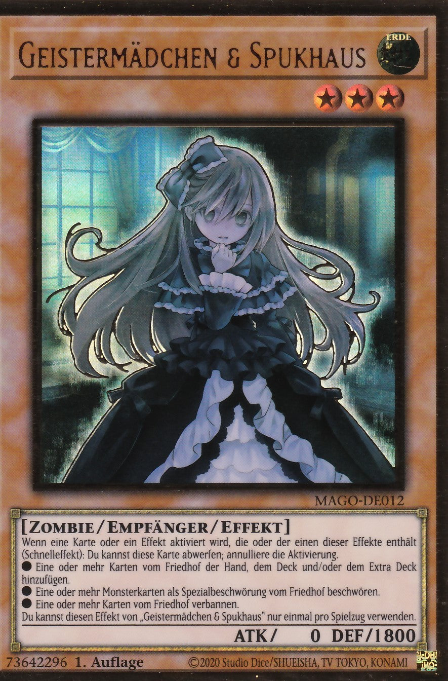 Geistermädchen & Spukhaus (V.1 - Gold Rare) - MAGO-DE012 - Premium Gold Rare - Deutsch - 2. Auflage - Maximum Gold