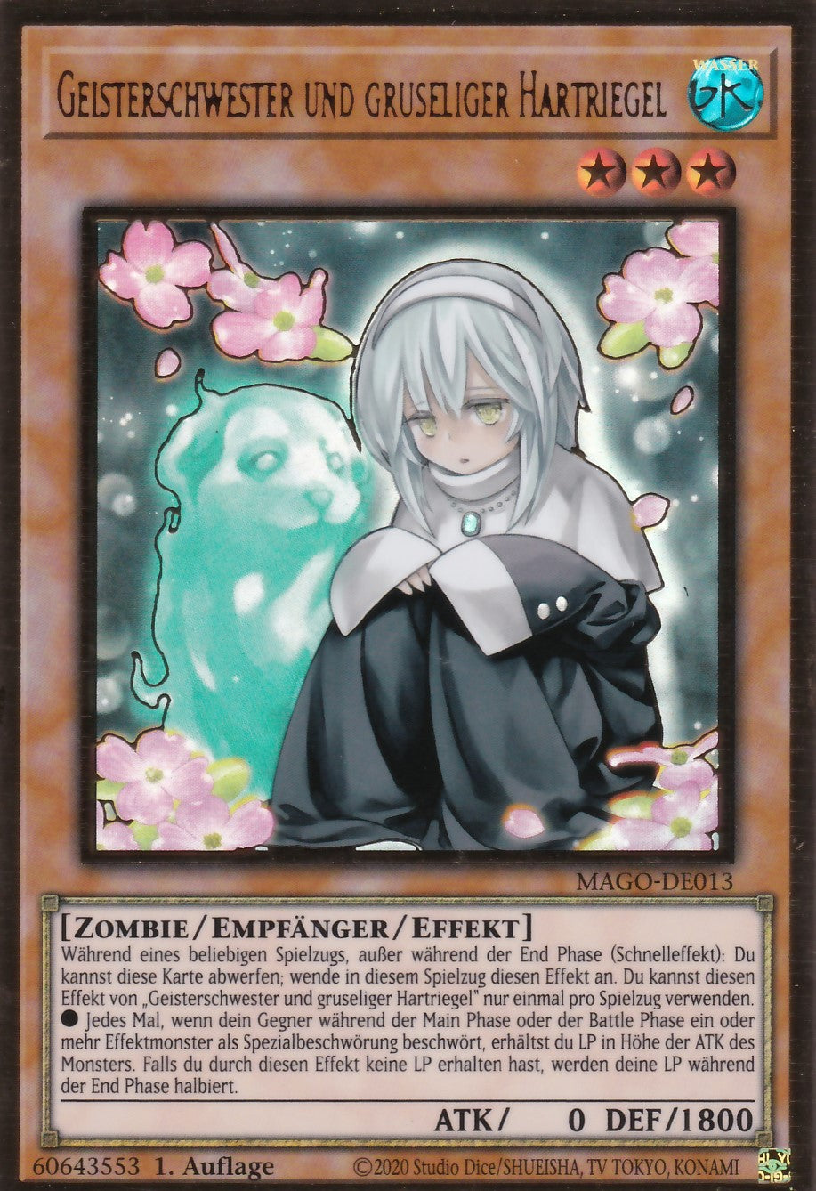 Geisterschwester und gruseliger Hartriegel (V.1 - Gold Rare) - MAGO-DE013 - Premium Gold Rare - Deutsch - 2. Auflage - Maximum Gold
