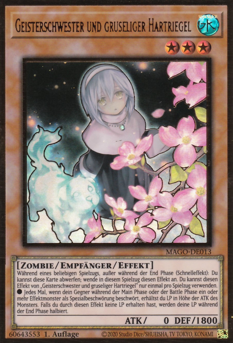 Geisterschwester und gruseliger Hartriegel (V.2 - Gold Rare) - MAGO-DE013 - Premium Gold Rare - Deutsch - 2. Auflage - Maximum Gold