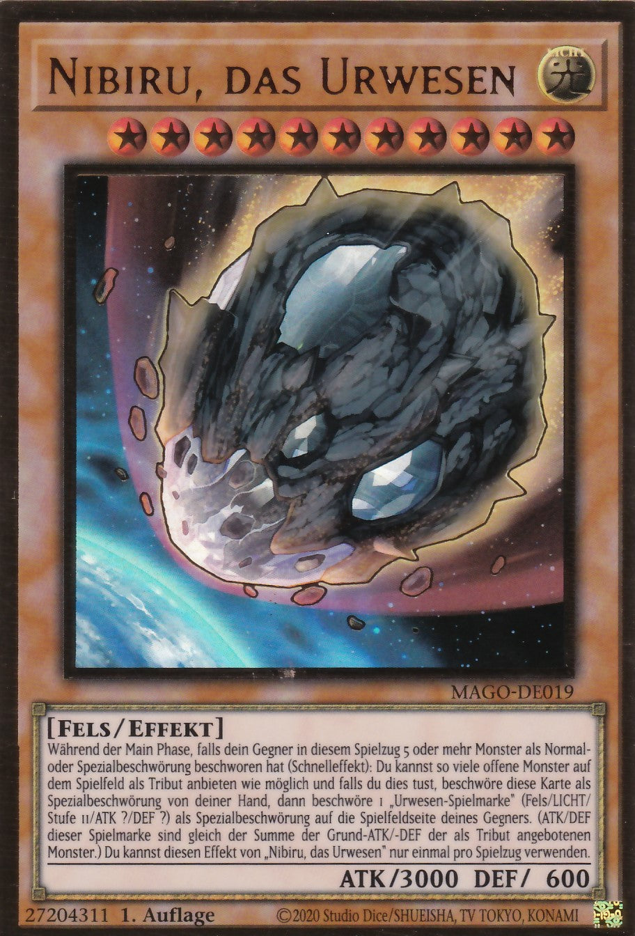 Nibiru, das Urwesen - MAGO-DE019 - Premium Gold Rare - Deutsch - 2. Auflage - Maximum Gold