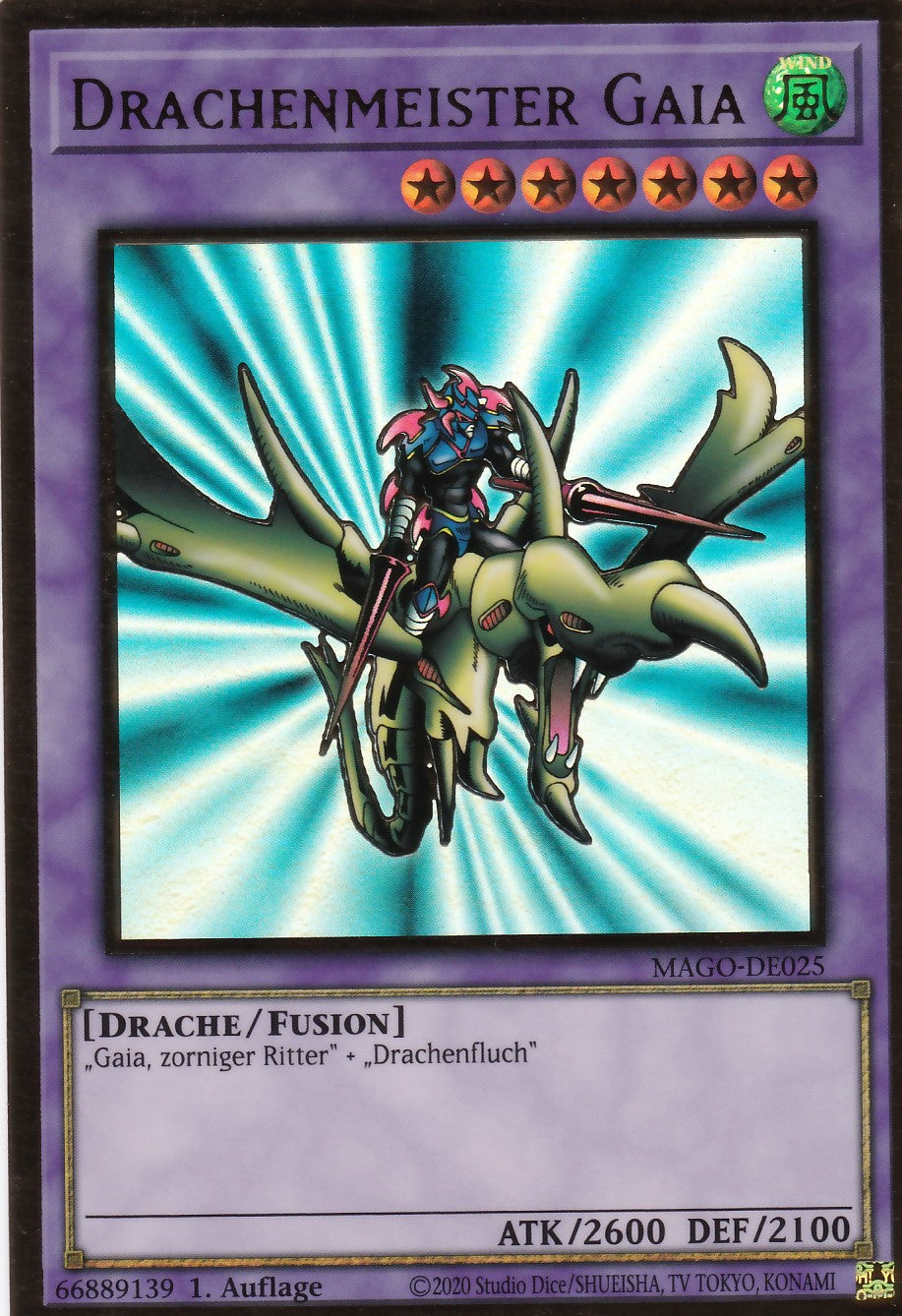 Drachenmeister Gaia - MAGO-DE025 - Premium Gold Rare - Deutsch - 2. Auflage - Maximum Gold