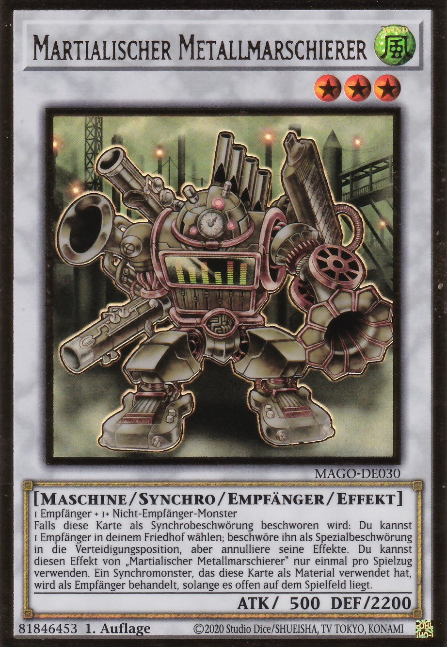 Martialischer Metallmarschierer - MAGO-DE030 - Premium Gold Rare - Deutsch - 2. Auflage - Maximum Gold