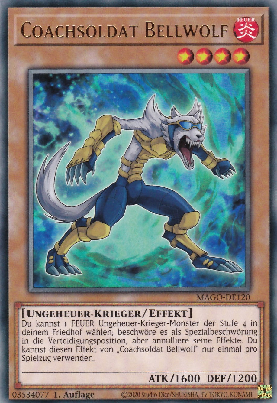 Coachsoldat Bellwolf - MAGO-DE120 - Rare - Deutsch - 2. Auflage - Maximum Gold