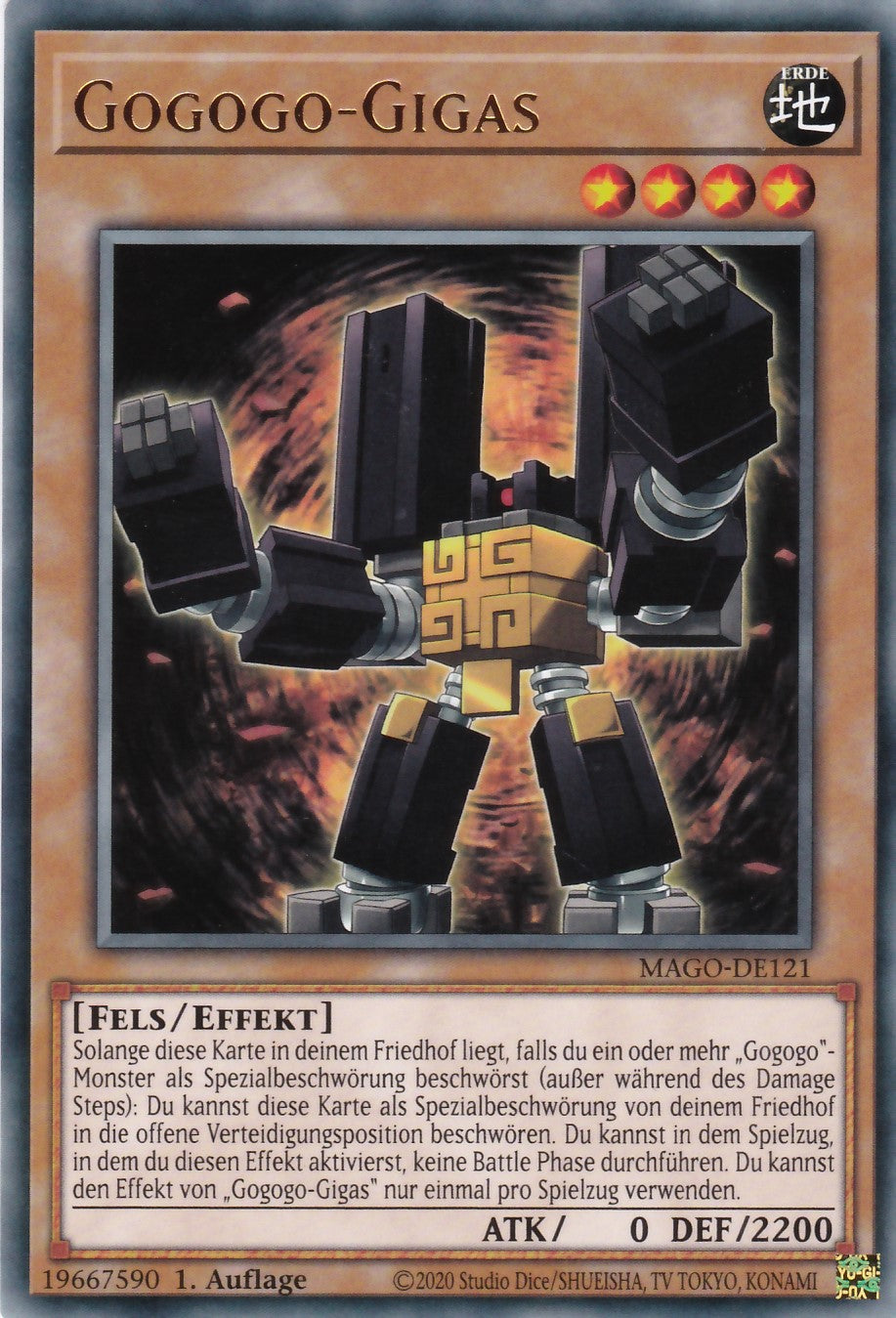 Gogogo-Gigas - MAGO-DE121 - Rare - Deutsch - 2. Auflage - Maximum Gold