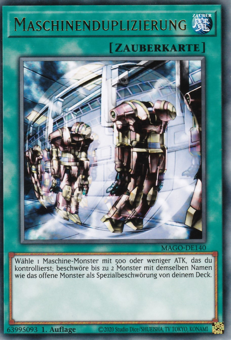 Maschinenduplizierung - MAGO-DE140 - Rare - Deutsch - 2. Auflage - Maximum Gold