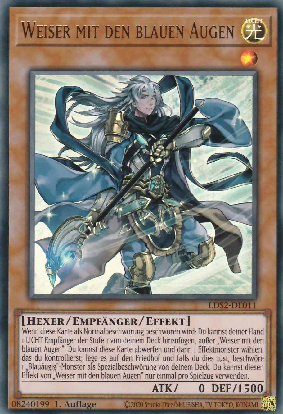 Weiser mit den blauen Augen - LDS2-DE011 - Ultra Rare - Deutsch - 1. Auflage - Legendary Duelists: Season 2