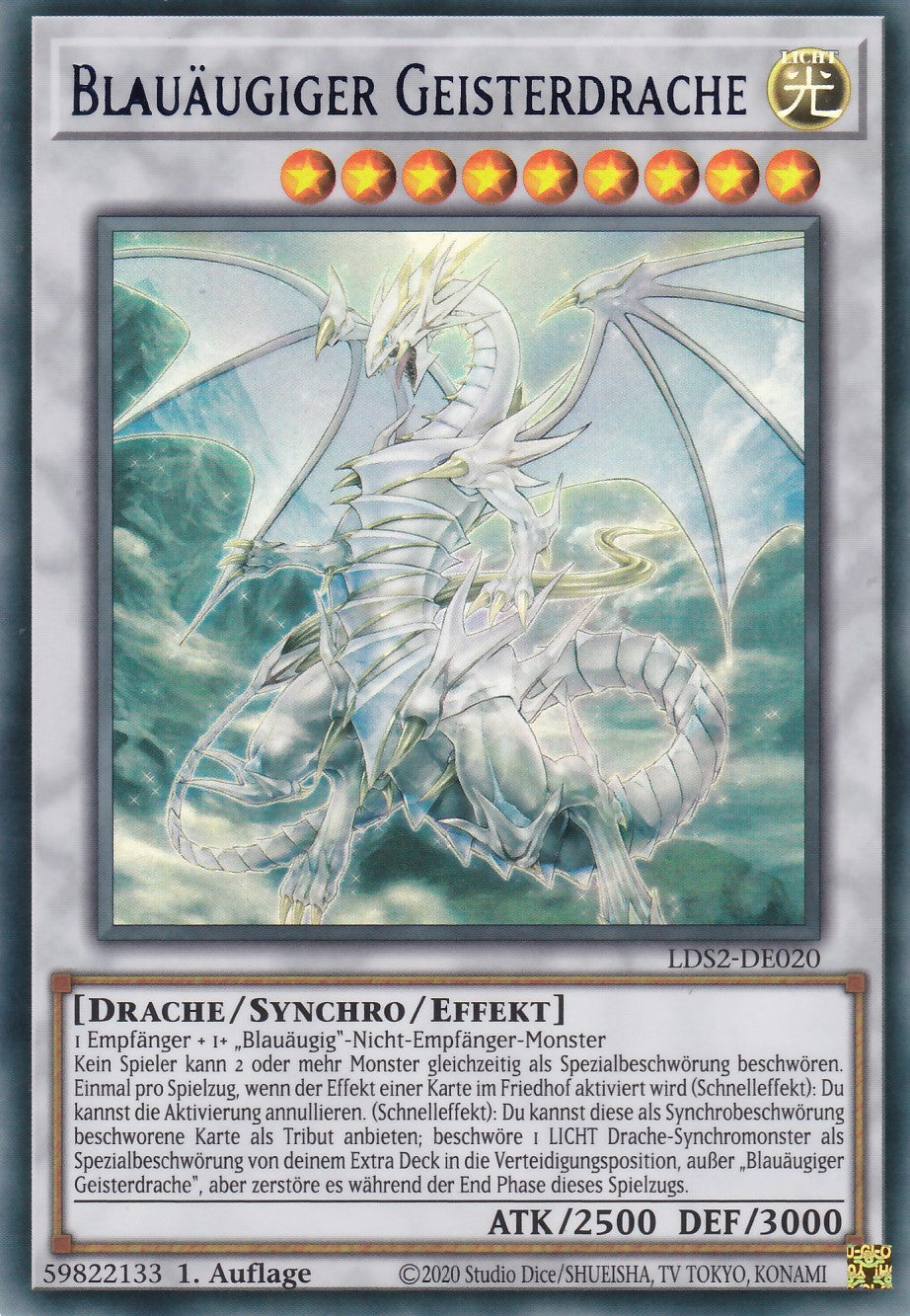 Blauäugiger ultimativer Drache - LDS2-DE018 - Ultra Rare - Deutsch - 1. Auflage - Legendary Duelists: Season 2