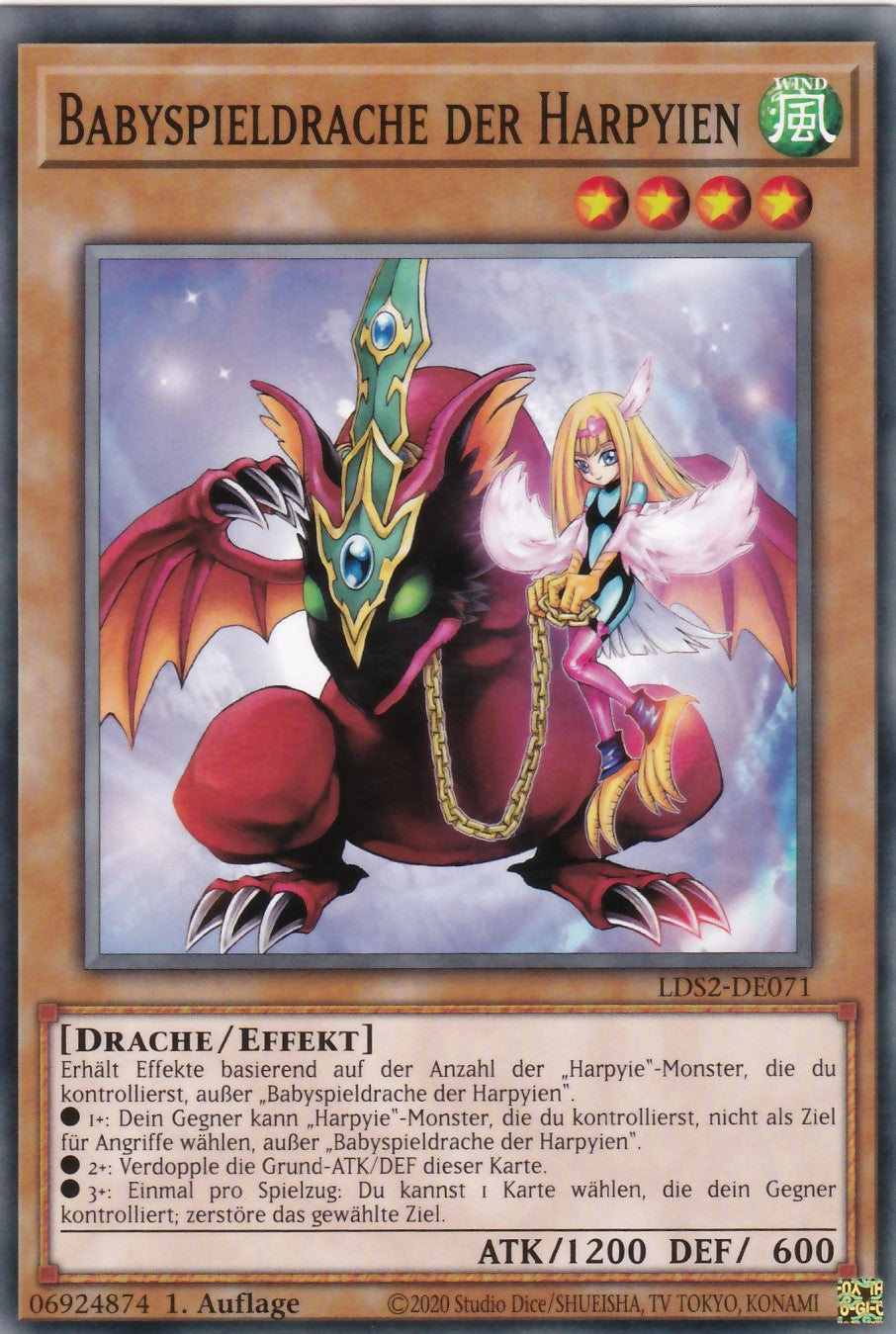 Babyspieldrache der Harpyien - LDS2-DE071 - Common - Deutsch - 1. Auflage - Legendary Duelists: Season 2