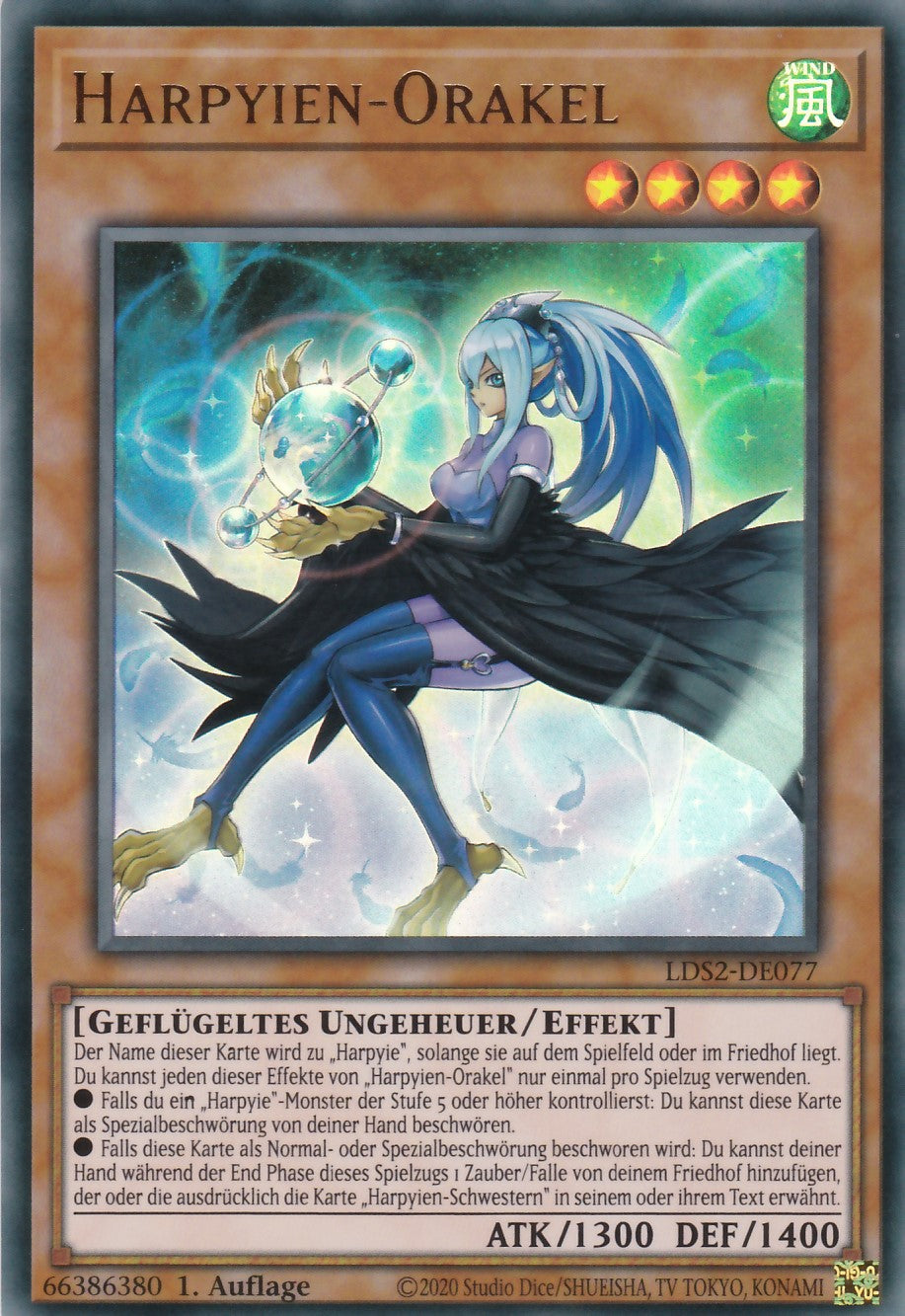 Harpyien-Orakel - LDS2-DE077 - Ultra Rare - Deutsch - 1. Auflage - Legendary Duelists: Season 2