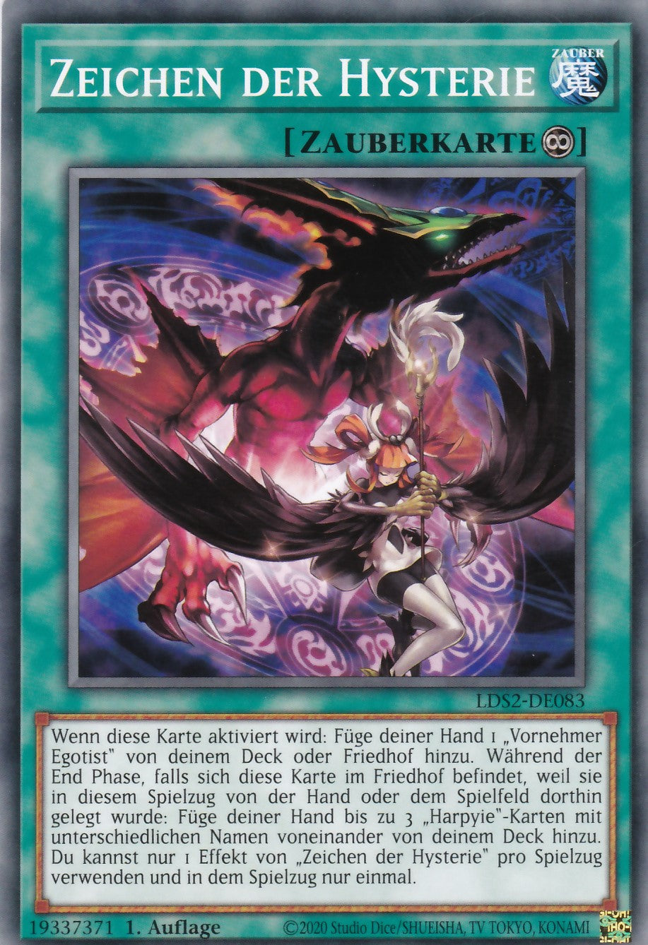 Zeichen der Hysterie - LDS2-DE083 - Common - Deutsch - 1. Auflage - Legendary Duelists: Season 2