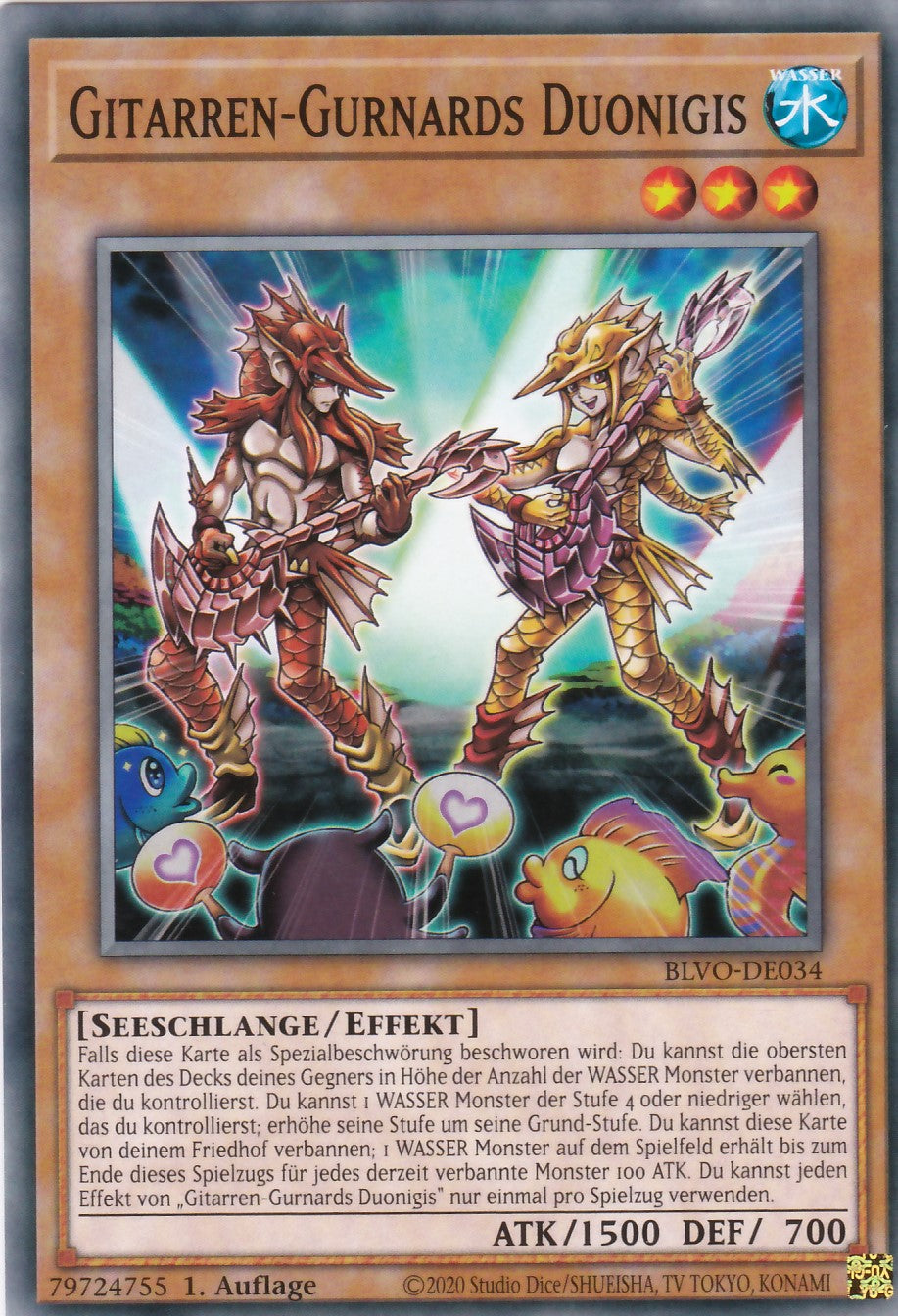 Gitarren-Gurnards Duonigis - BLVO-DE034 - Common - Deutsch - 1. Auflage - Blazing Vortex