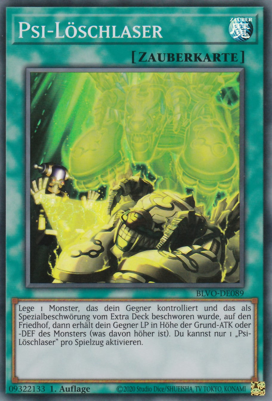 Psi-Löschlaser - BLVO-DE089 - Super Rare - Deutsch - 1. Auflage - Blazing Vortex