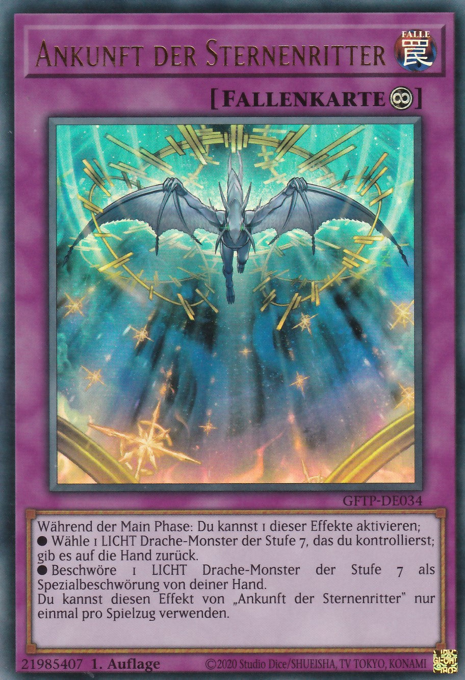 Ankunft der Sternenritter - GFTP-DE034 - Ultra Rare - Deutsch - 1. Auflage - Ghosts From the Past