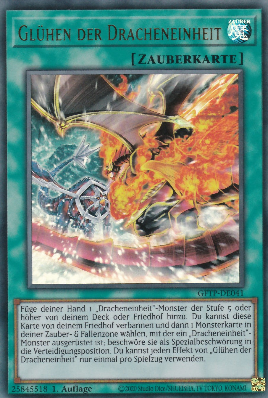 Glühen der Dracheneinheit - GFTP-DE041 - Ultra Rare - Deutsch - 1. Auflage - Ghosts From the Past