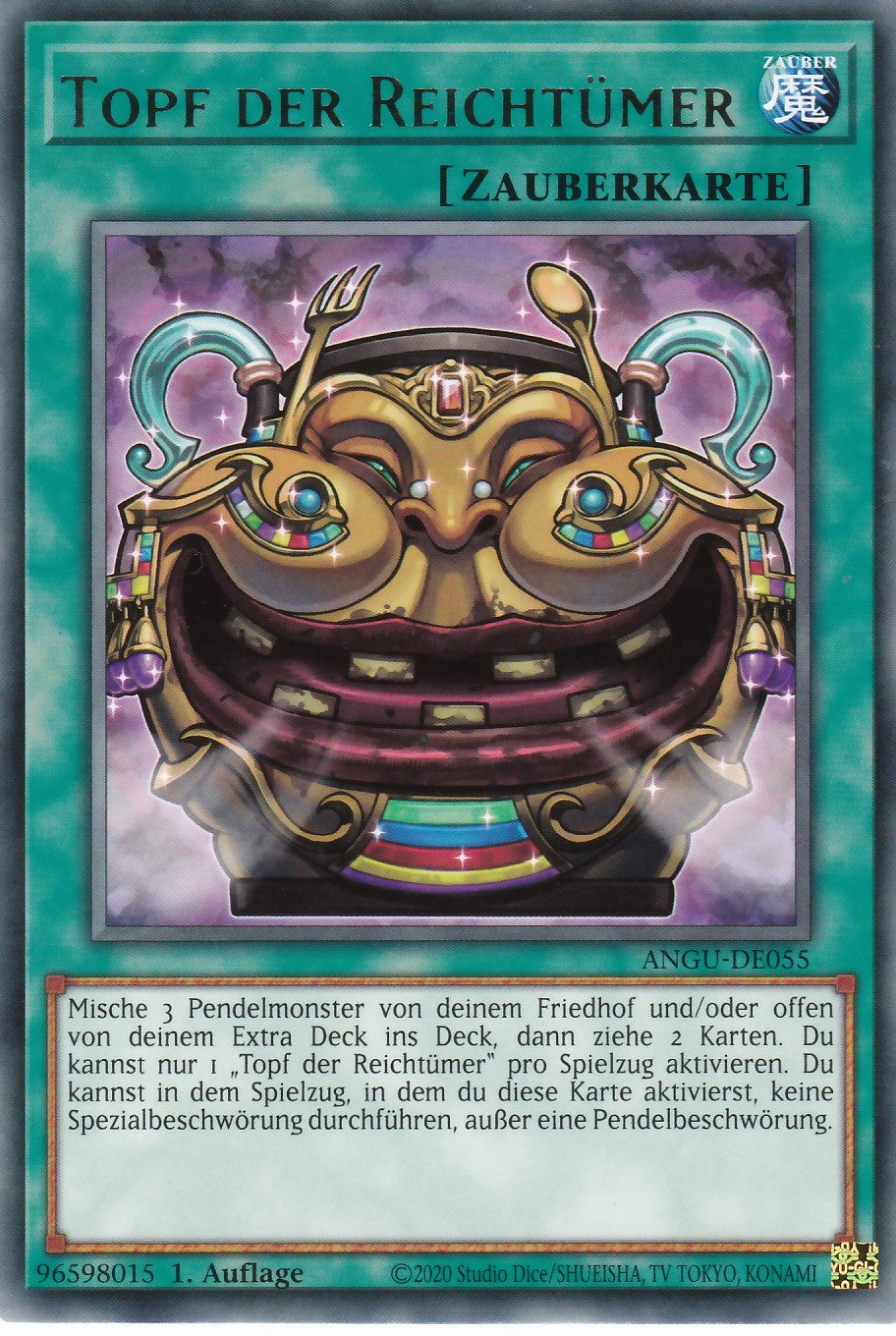 Topf der Reichtümer - ANGU-DE055 - Rare - Deutsch - 1. Auflage - Ancient Guardians