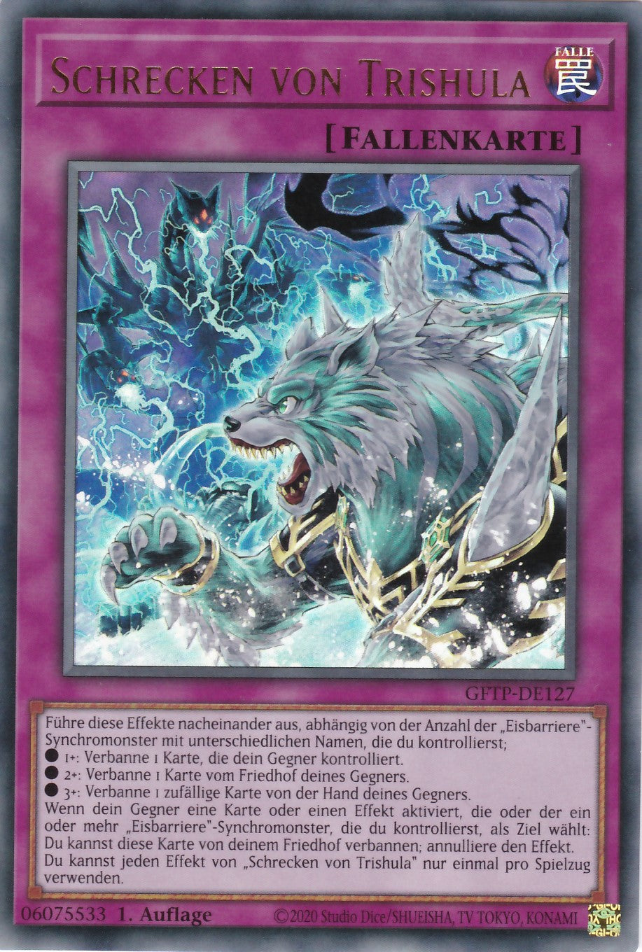 Schrecken von Trishula - GFTP-DE127 - Ultra Rare - Deutsch - 1. Auflage - Ghosts From the Past