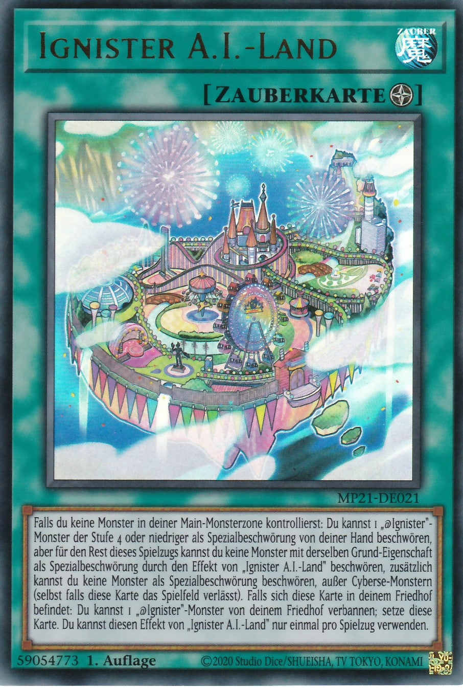 Ignister A.I.-Land - MP21-DE021 - Ultra Rare - Deutsch - 1. Auflage - 2021 Tin of Ancient Battles