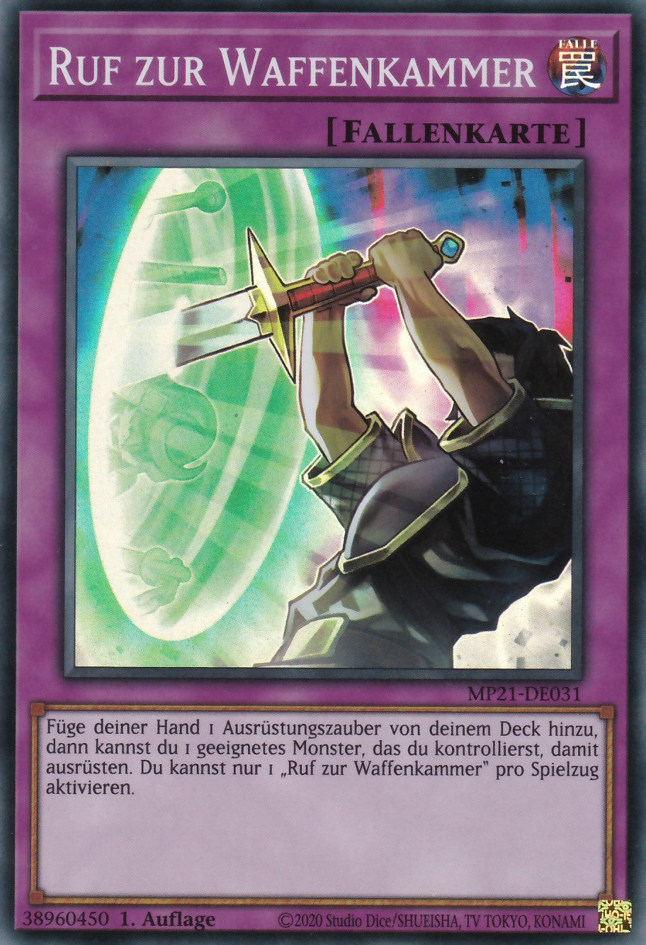 Ruf zur Waffenkammer - MP21-DE031 - Super Rare - Deutsch - 1. Auflage - 2021 Tin of Ancient Battles