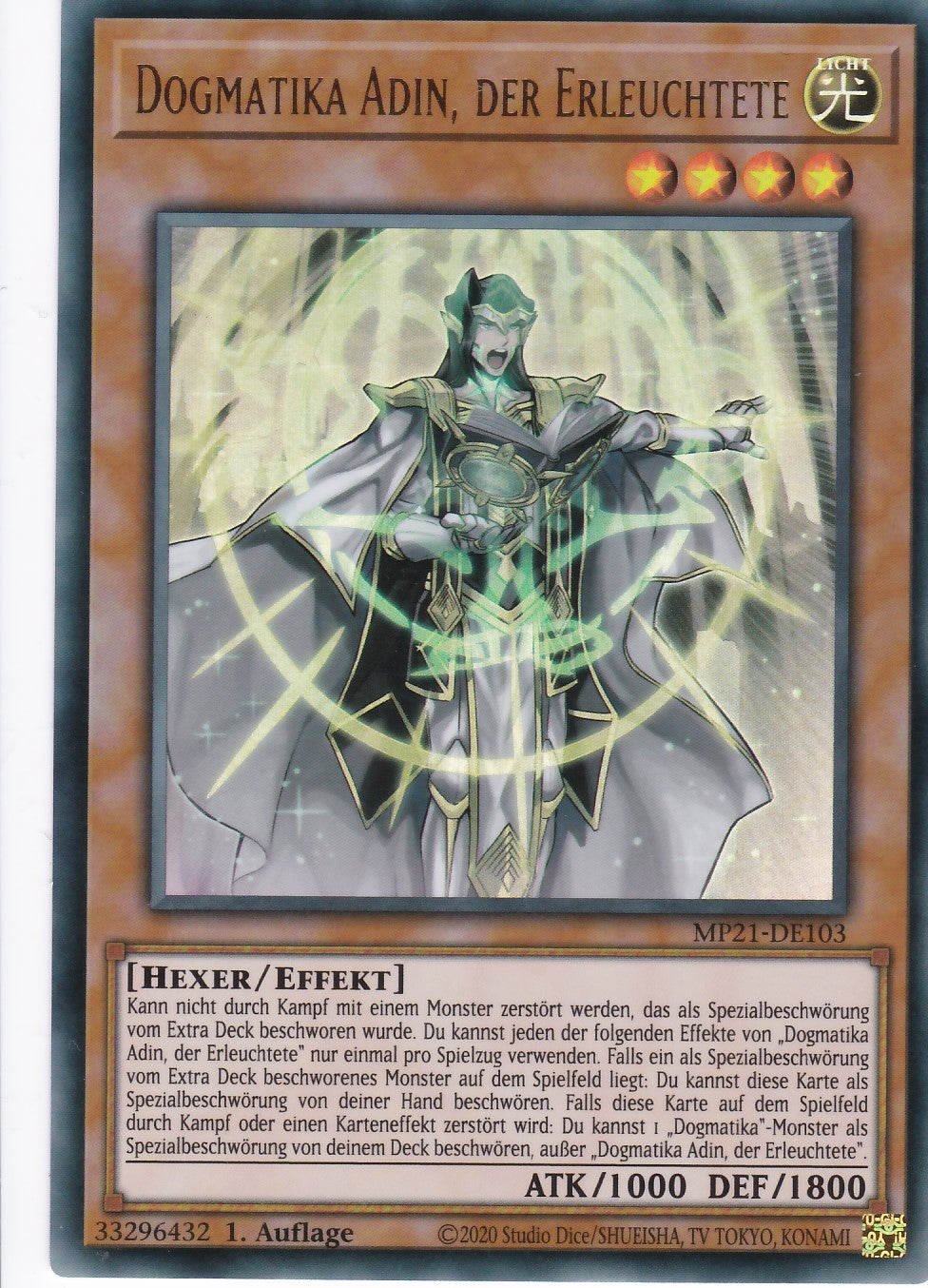 Dogmatika Adin, der Erleuchtete - MP21-DE103 - Ultra Rare - Deutsch - 1. Auflage - 2021 Tin of Ancient Battles