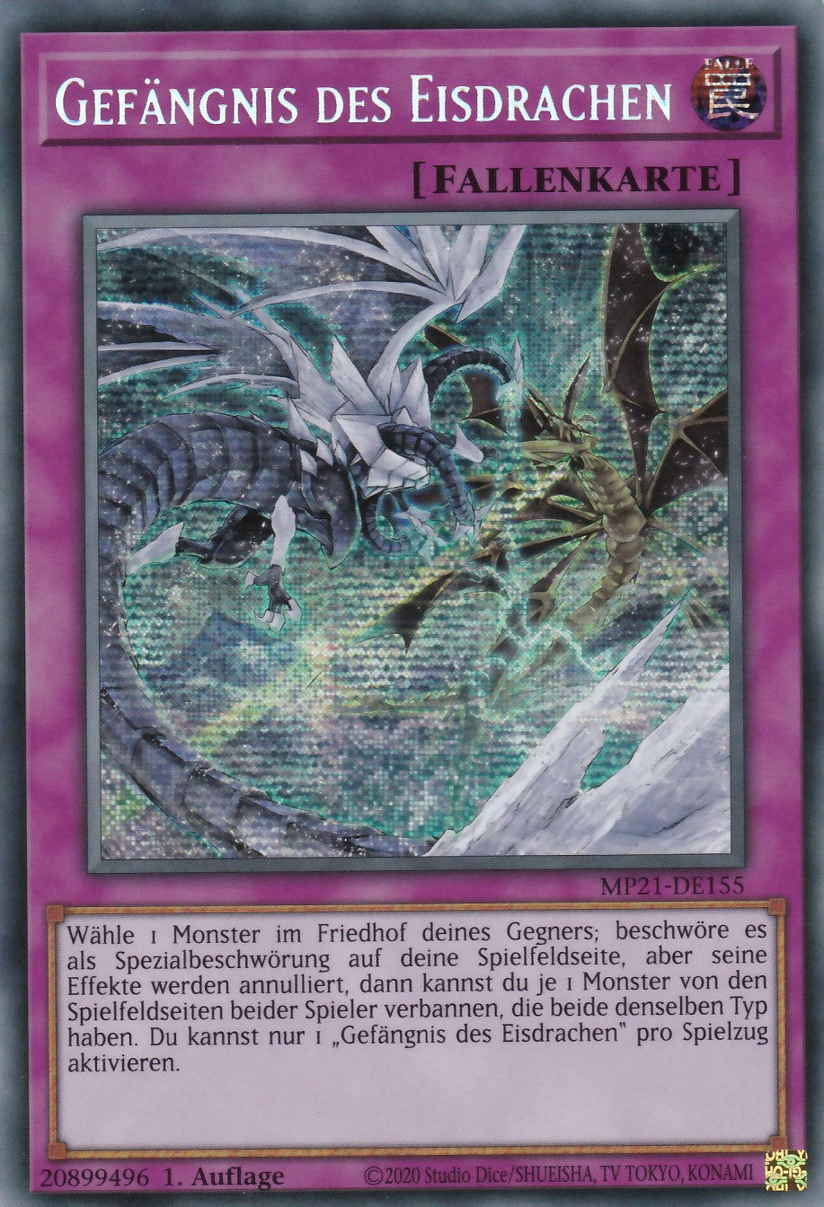Gefängnis des Eisdrachen - MP21-DE155 - Secret Rare - Deutsch - 1. Auflage - 2021 Tin of Ancient Battles