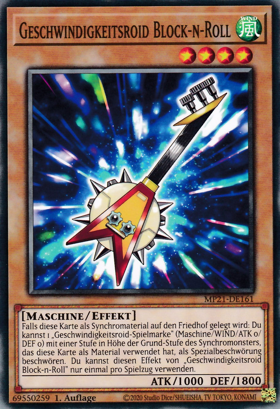Geschwindigkeitsroid Block-n-Roll - MP21-DE161 - Common - Deutsch - 1. Auflage - 2021 Tin of Ancient Battles