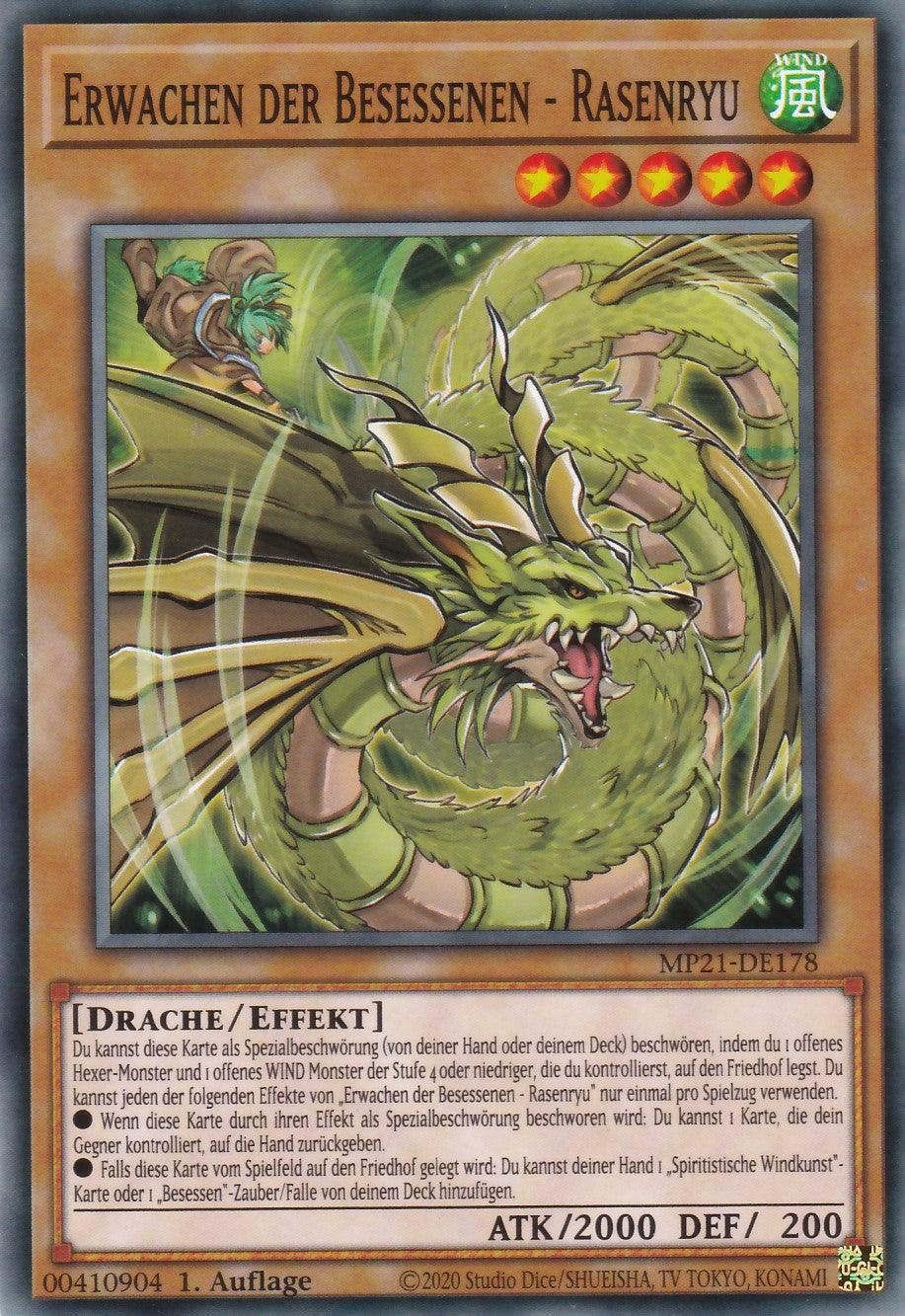Erwachen der Besessenen - Rasenryu - MP21-DE178 - Common - Deutsch - 1. Auflage - 2021 Tin of Ancient Battles