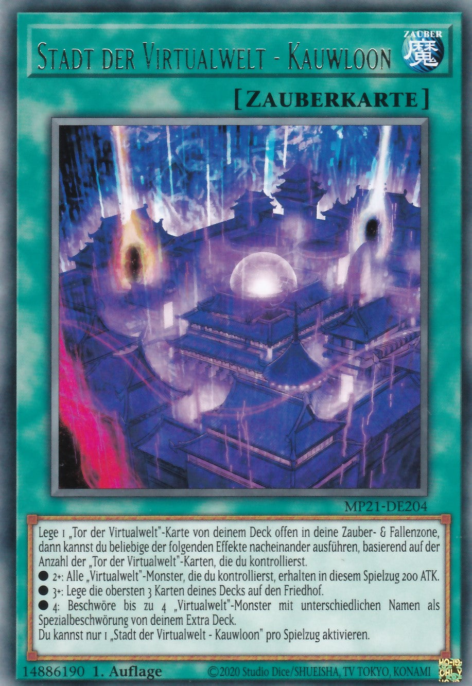 Stadt der Virtualwelt - Kauwloon - MP21-DE204 - Rare - Deutsch - 1. Auflage - 2021 Tin of Ancient Battles