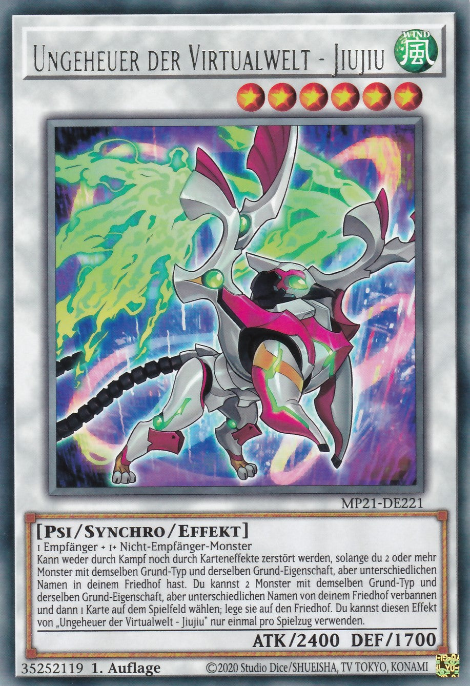 Ungeheuer der Virtualwelt - Jiujiu - MP21-DE221 - Rare - Deutsch - 1. Auflage - 2021 Tin of Ancient Battles