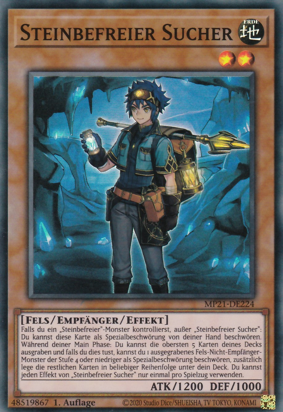 Steinbefreier Sucher - MP21-DE224 - Super Rare - Deutsch - 1. Auflage - 2021 Tin of Ancient Battles