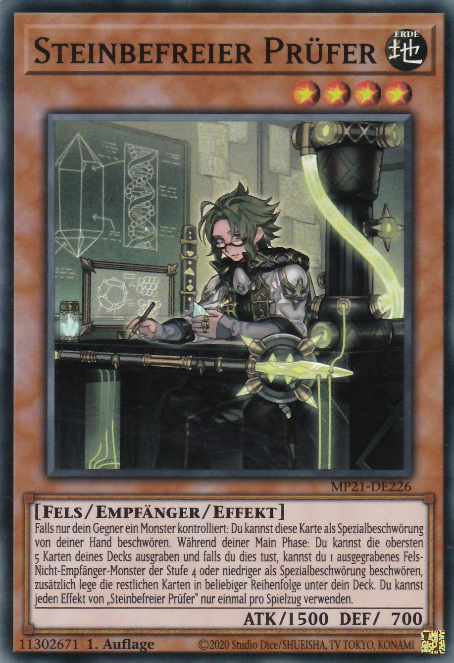 Steinbefreier Prüfer - MP21-DE226 - Super Rare - Deutsch - 1. Auflage - 2021 Tin of Ancient Battles