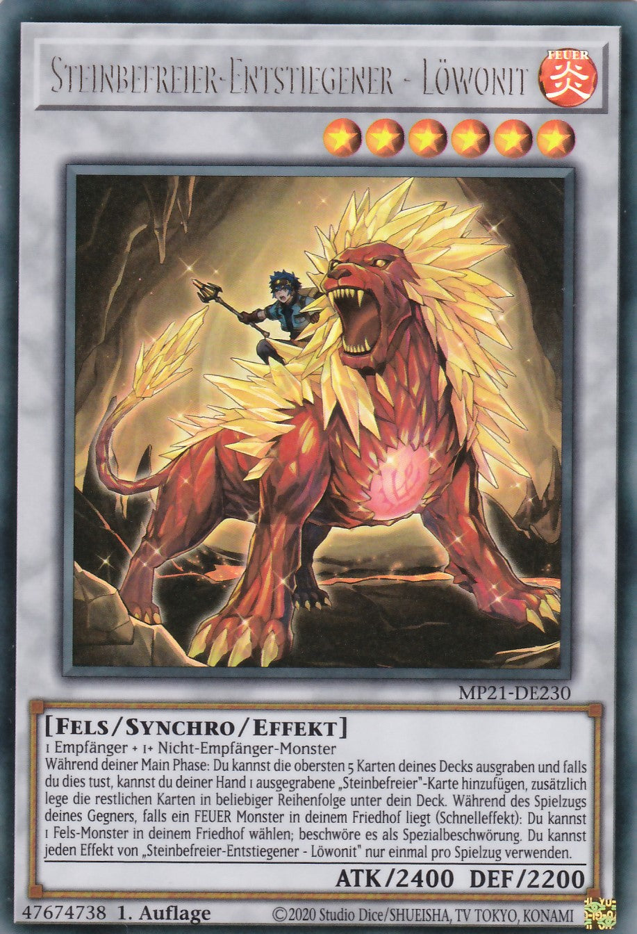 Steinbefreier-Entstiegener - Löwonit - MP21-DE230 - Ultra Rare - Deutsch - 1. Auflage - 2021 Tin of Ancient Battles