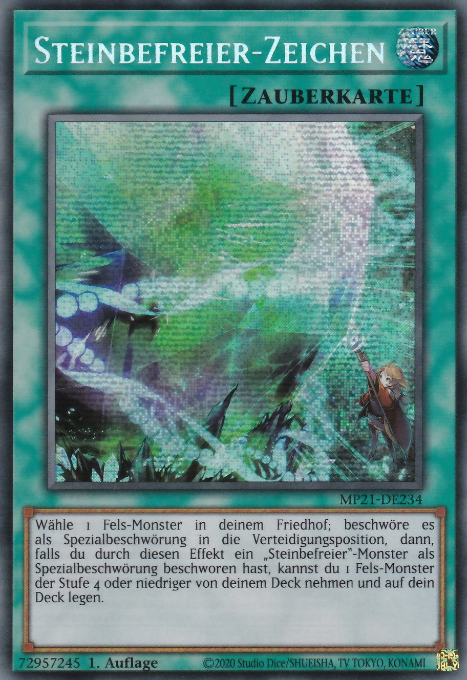 Steinbefreier-Zeichen - MP21-DE234 - Secret Rare - Deutsch - 1. Auflage - 2021 Tin of Ancient Battles